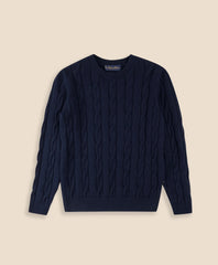 Boys Cotton Cable Sweater