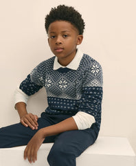 Boys Cotton Holiday Sweater