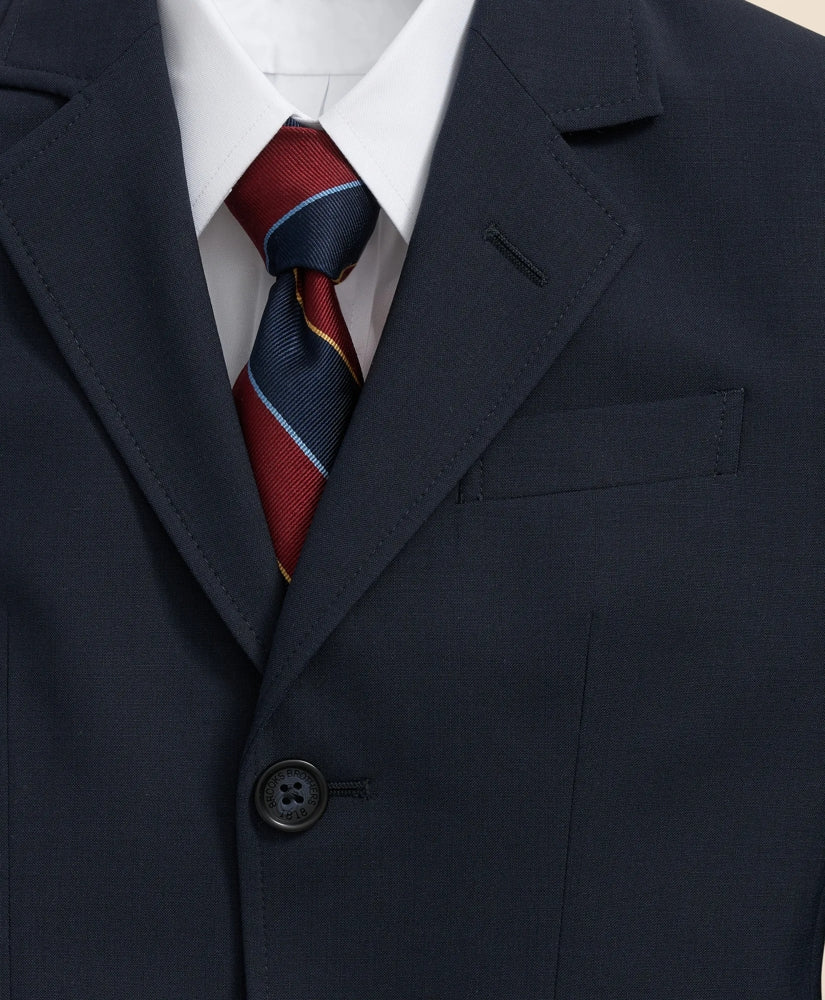 Boys Junior Two-Button Wool Suit Jacket