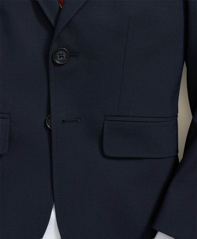 Boys Junior Two-Button Wool Suit Jacket