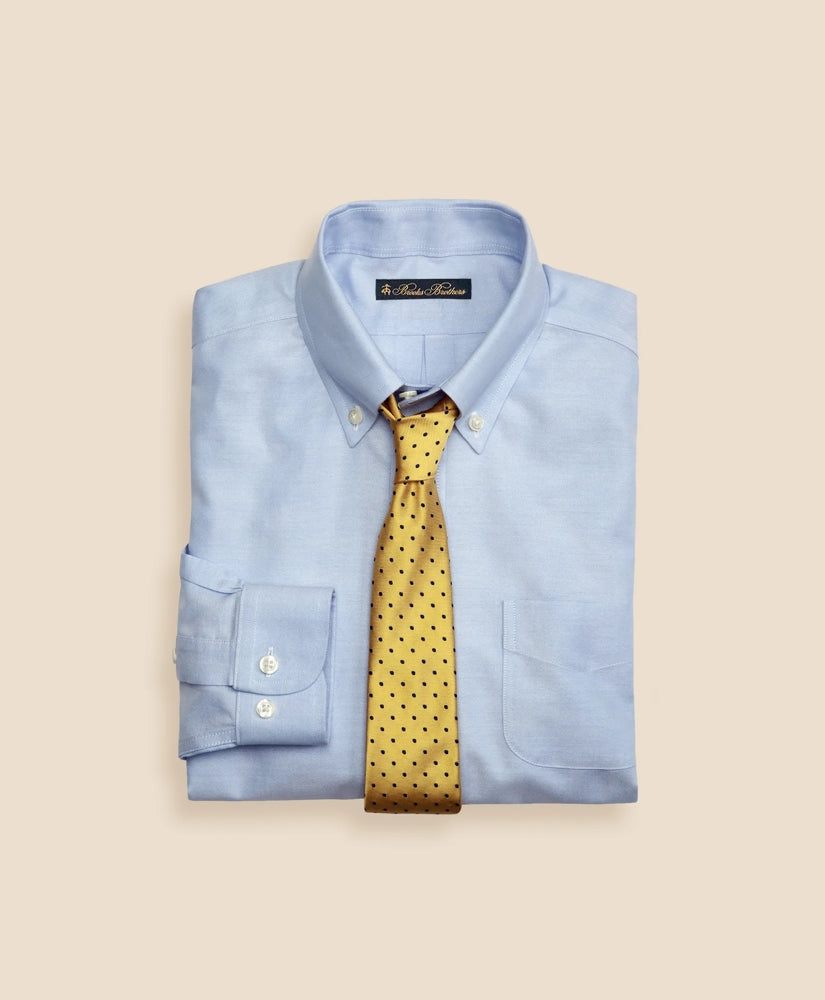 Boys Non-Iron Supima® Oxford Polo Button-Down Dress Shirt