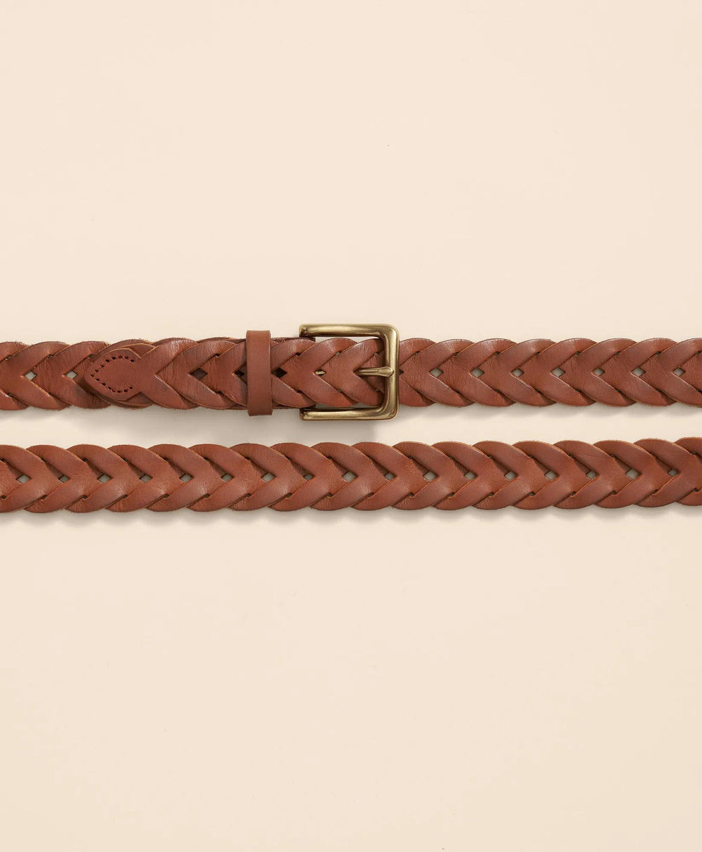 Braided Leather Belt