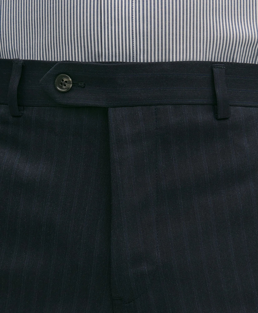 Brooks Brothers Explorer Collection Classic Fit Wool Bold Stripe Suit Pants