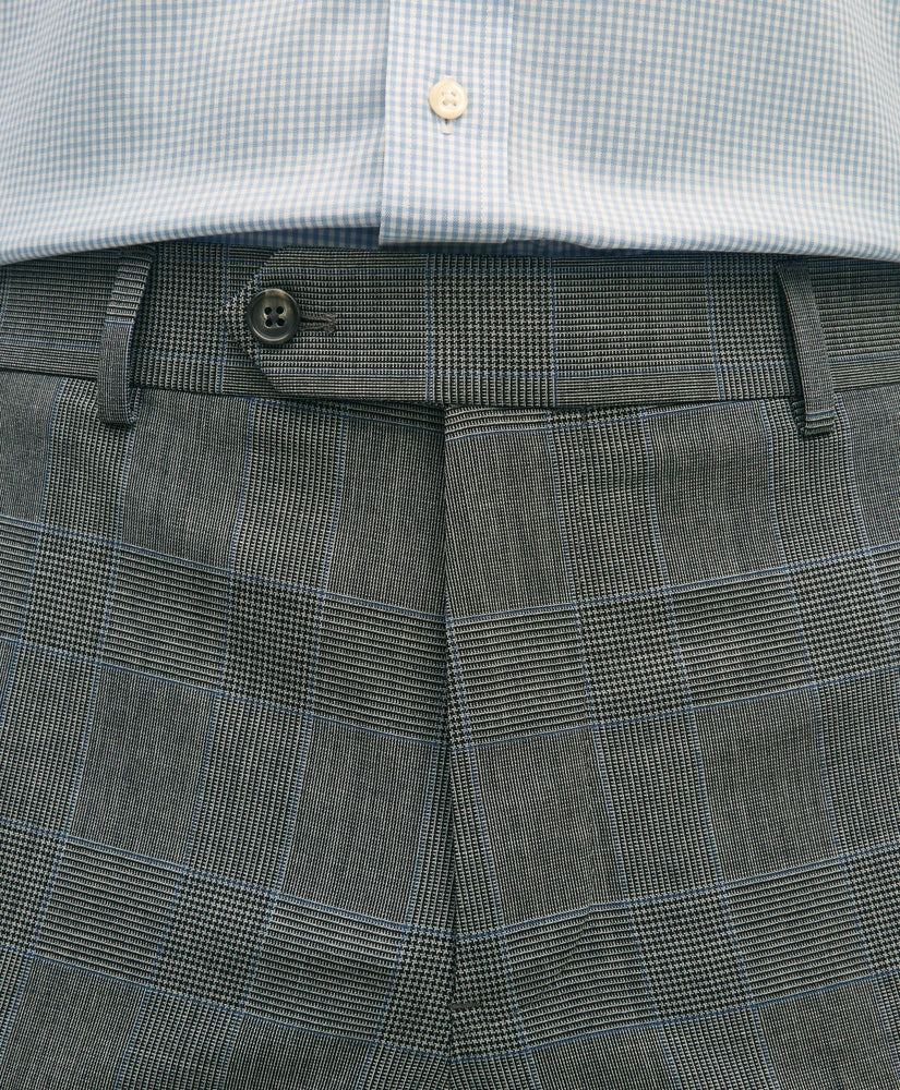 Brooks Brothers Explorer Collection Classic Fit Wool Check Suit Pants