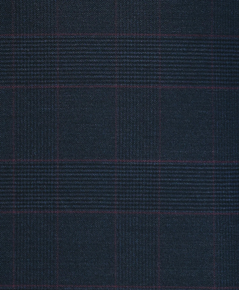 Brooks Brothers Explorer Collection Classic Fit Wool Overcheck Suit Pants