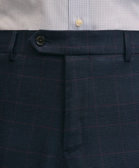 Brooks Brothers Explorer Collection Classic Fit Wool Overcheck Suit Pants