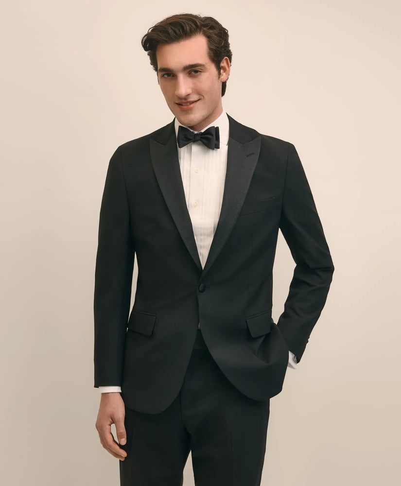 Brooks Brothers Explorer Collection Classic Fit Wool Tuxedo Jacket