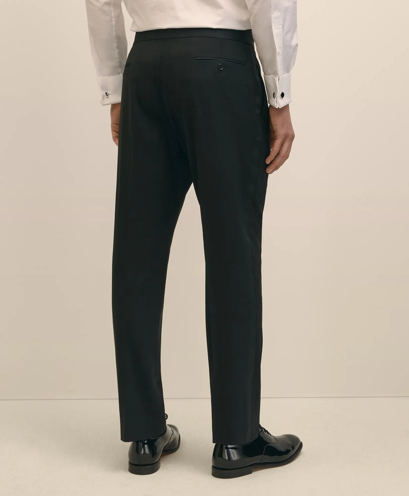 Brooks Brothers Explorer Collection Classic Fit Wool Tuxedo Pants