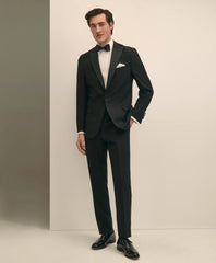Brooks Brothers Explorer Collection Classic Fit Wool Tuxedo Pants