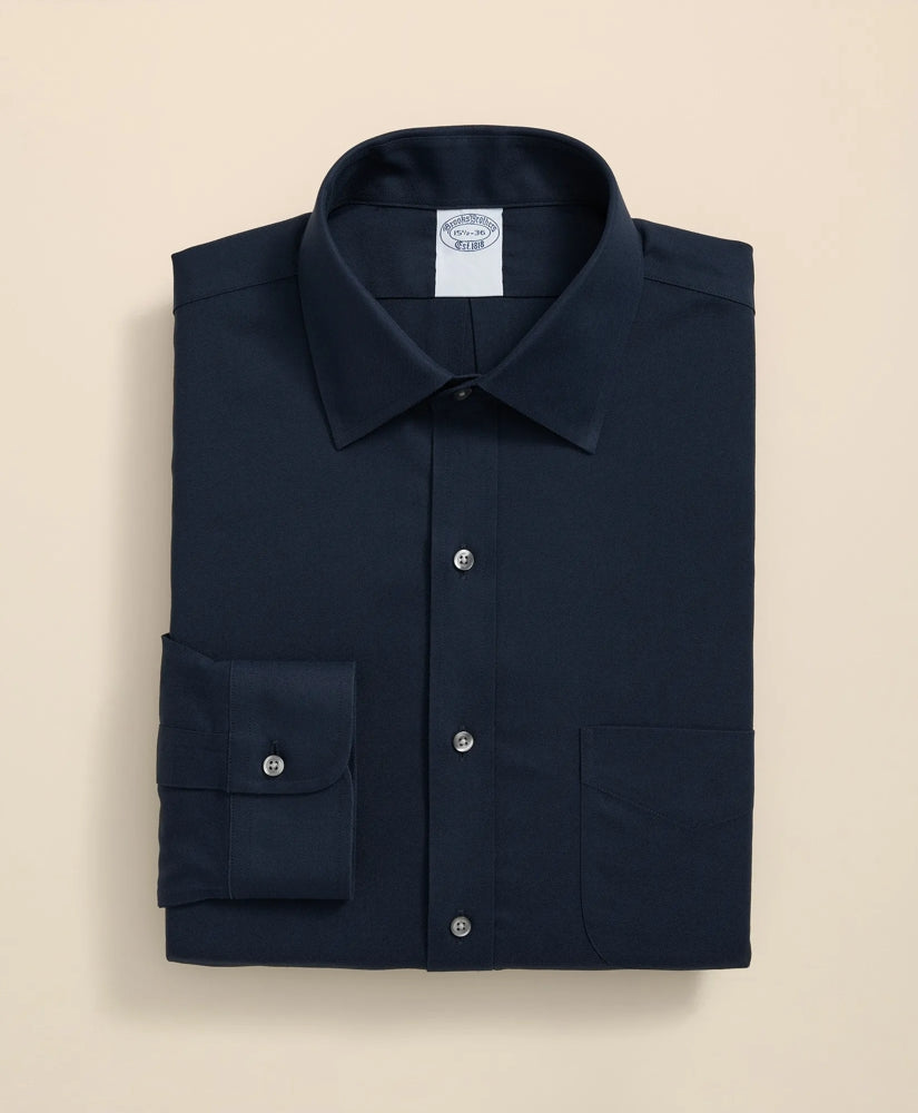 Brooks Brothers Explorer Collection Non-Iron Twill Ainsley Collar, Dress Shirt