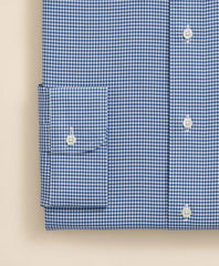 Brooks Brothers Explorer Collection Non-Iron Twill Ainsley Collar Gingham, Dress Shirt