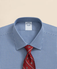 Brooks Brothers Explorer Collection Non-Iron Twill Ainsley Collar Gingham, Dress Shirt