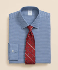 Brooks Brothers Explorer Collection Non-Iron Twill Ainsley Collar Gingham, Dress Shirt