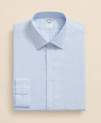 Brooks Brothers Explorer Collection Non-Iron Twill Ainsley Collar, Gingham Dress Shirt
