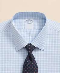 Brooks Brothers Explorer Collection Non-Iron Twill Ainsley Collar, Gingham Dress Shirt