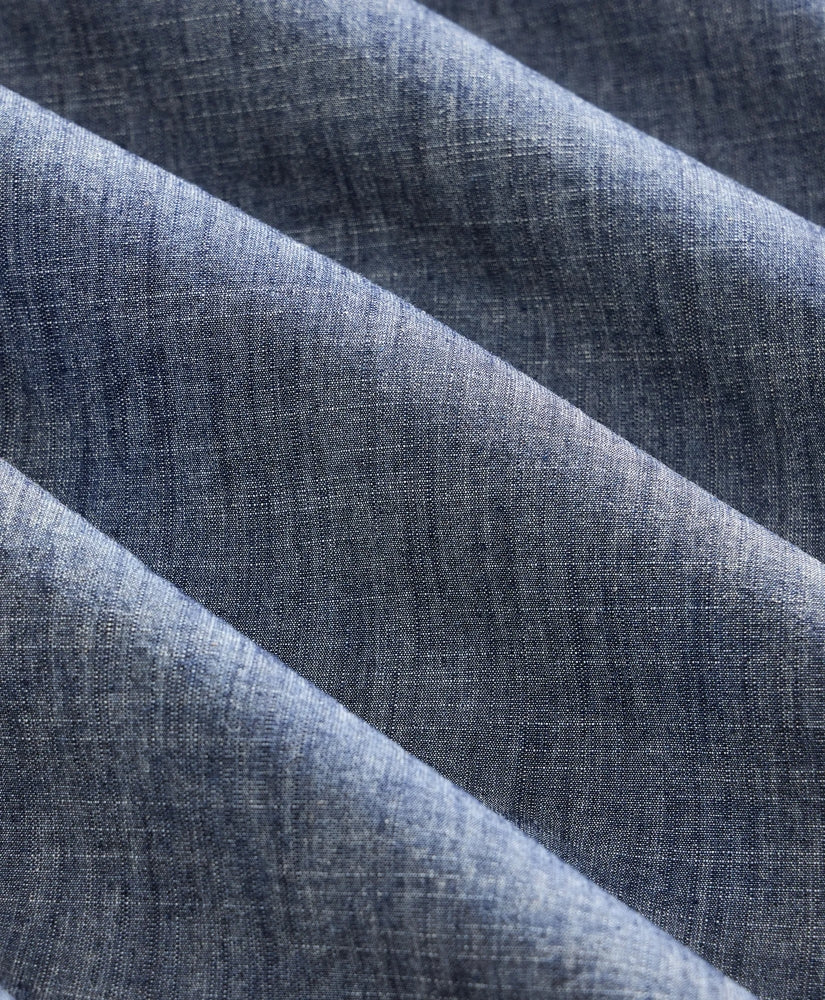 Brooks Brothers X Engineered Garments Cotton Chambray Wing Collar Oversized Dress Shirt