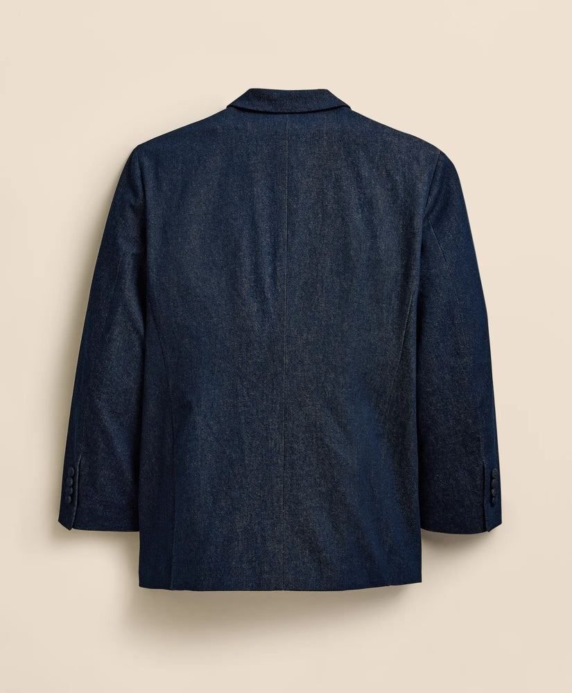 Brooks Brothers X Engineered Garments Cotton Denim Oversized Dinner Jacket