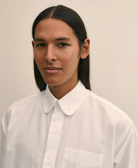 Brooks Brothers X Engineered Garments Cotton Oxford Round Pinhole Collar Oversized Dress Shirt