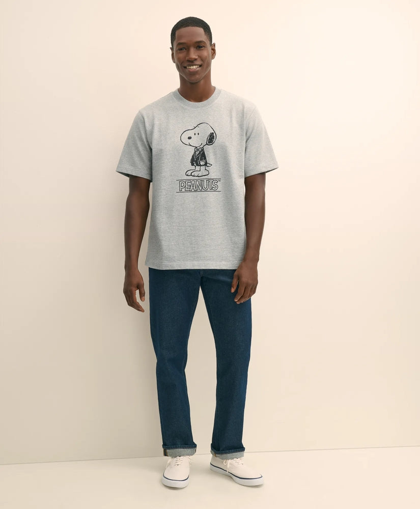 Brooks Brothers X PEANUTS Cotton Graphic Snoopy T-Shirt