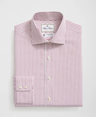 Brooks Brothers X Thomas Mason® Cotton English Collar, Striped Dress Shirt