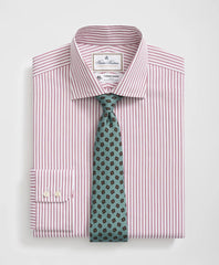 Brooks Brothers X Thomas Mason® Cotton English Collar, Striped Dress Shirt