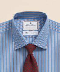 Brooks Brothers X Thomas Mason® Cotton English Collar, Stripe Dress Shirt