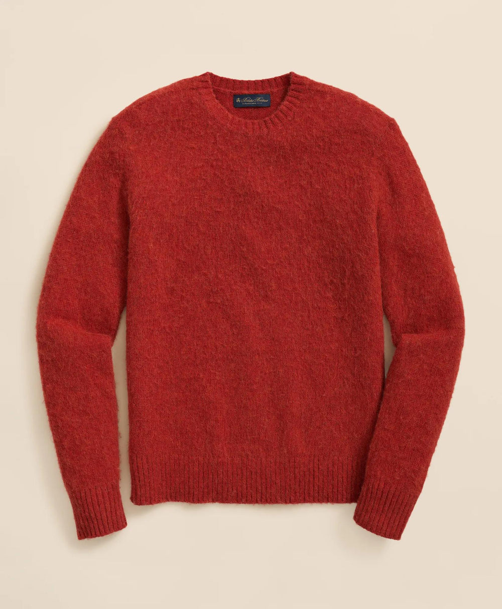 Brushed Wool Crewneck Sweater
