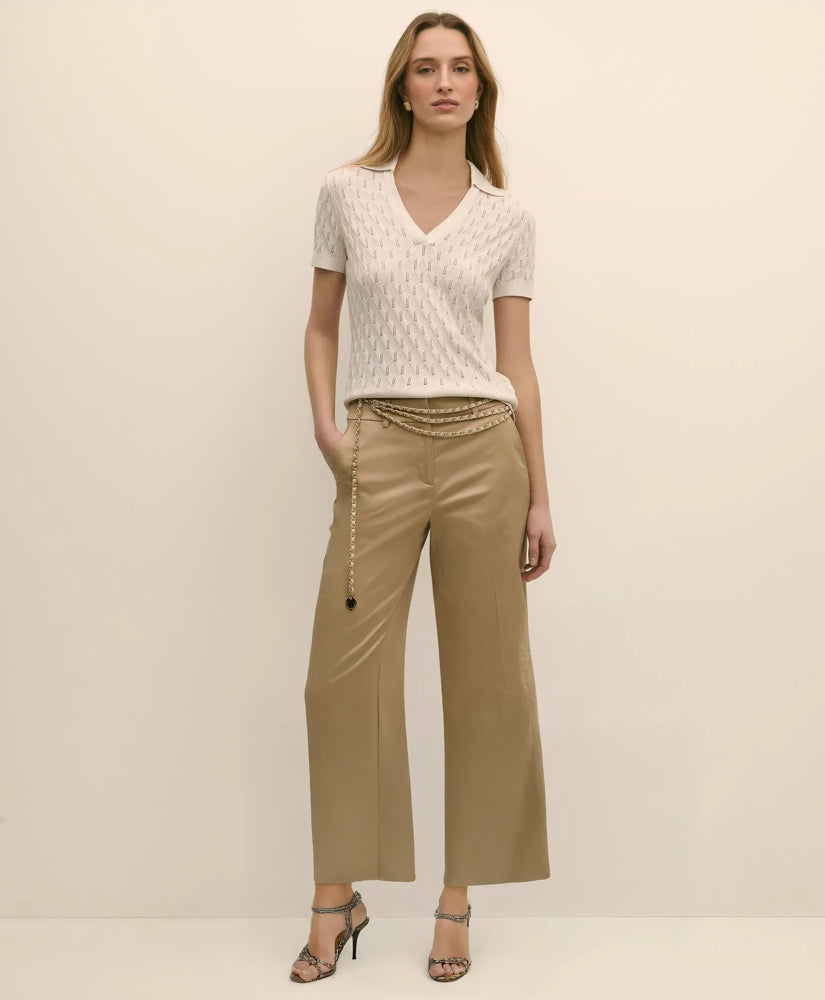 B-Low the Belt Gold-Tone Chain & Leather Waist Belt