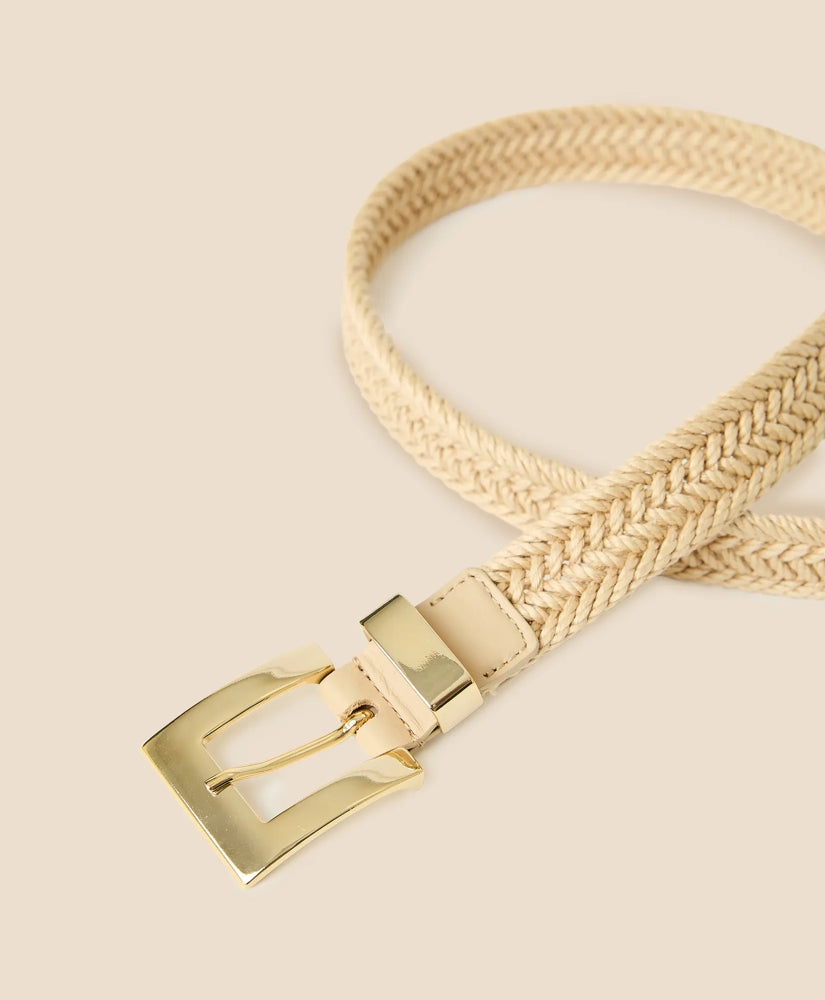 B-Low the Belt Linen Braided Belt
