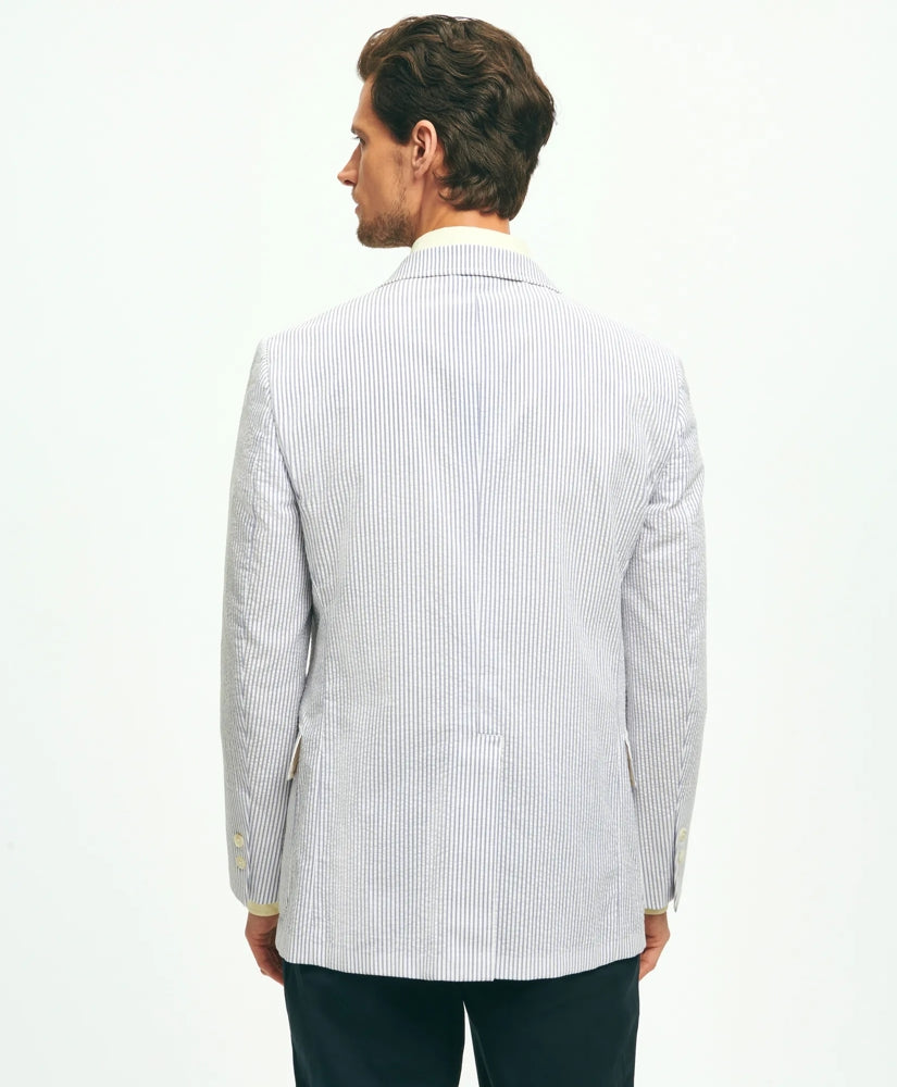 Classic Fit Archive-Inspired Seersucker Sport Coat in Cotton