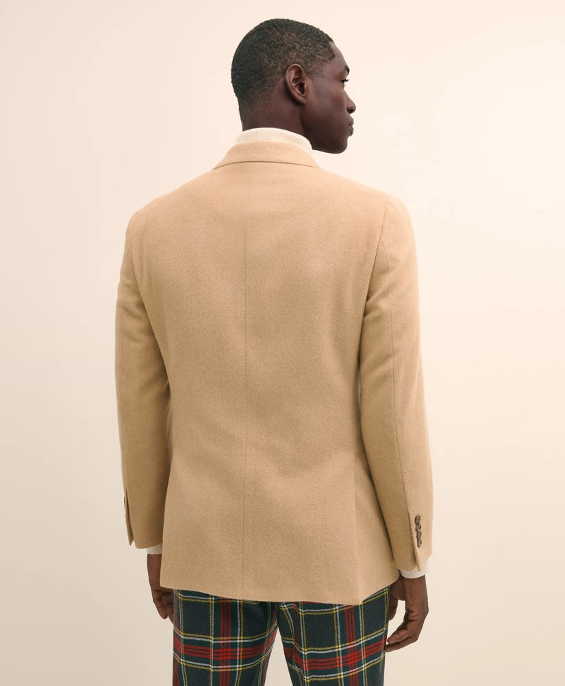 Classic Fit Camel Hair Double-Breasted 1818 Sport Coat