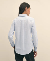 Classic-Fit Cotton Oxford Stripe Shirt