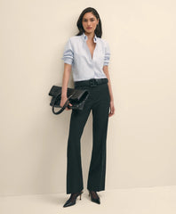 Classic-Fit Cotton Oxford Stripe Shirt