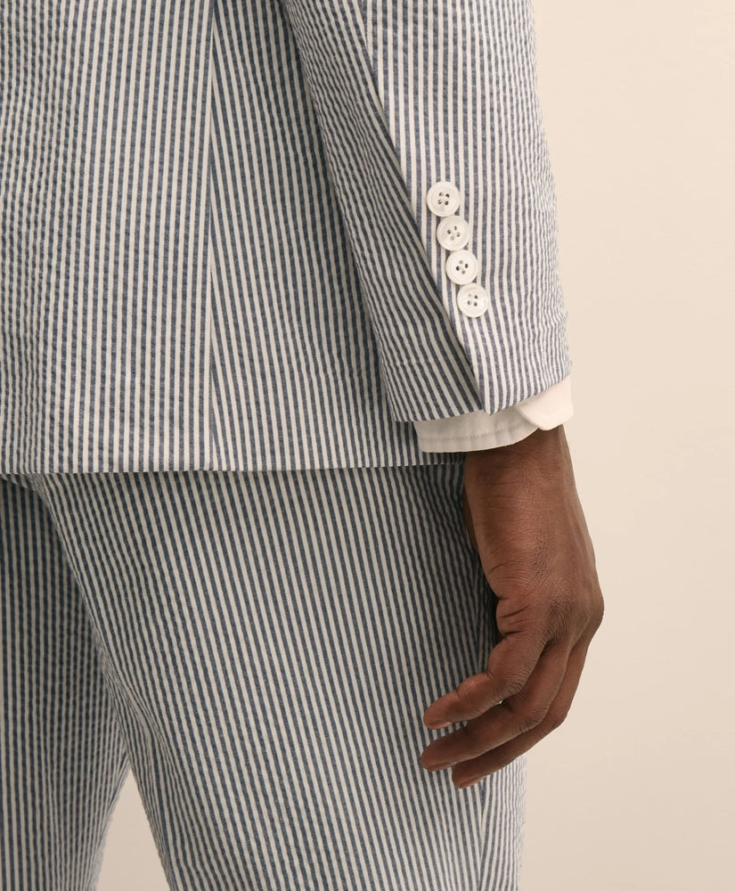 Classic Fit Cotton Seersucker 1818 Suit