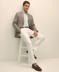 Classic Fit Linen-Silk-Cotton Check 1818 Sport Coat