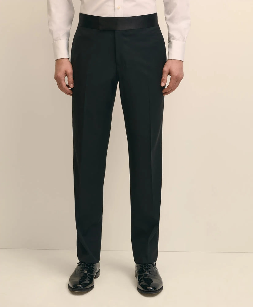 Classic Fit Merino Wool Twill 1818 Tuxedo Pants