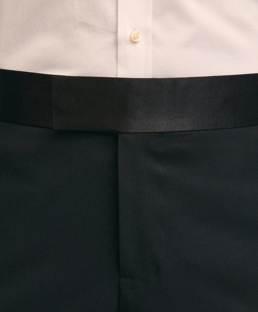 Classic Fit Merino Wool Twill 1818 Tuxedo Pants