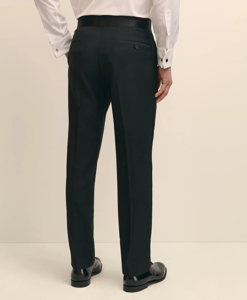 Classic Fit Merino Wool Twill 1818 Tuxedo Pants