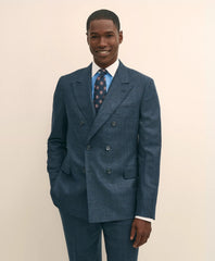Classic Fit Saxon Wool Bold Overcheck 1818 Suit