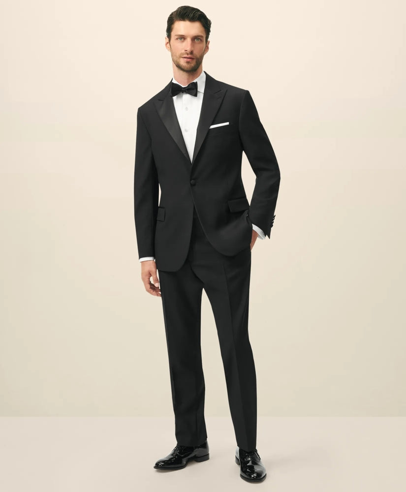 Classic Fit Wool 1818 Peak Lapel Tuxedo