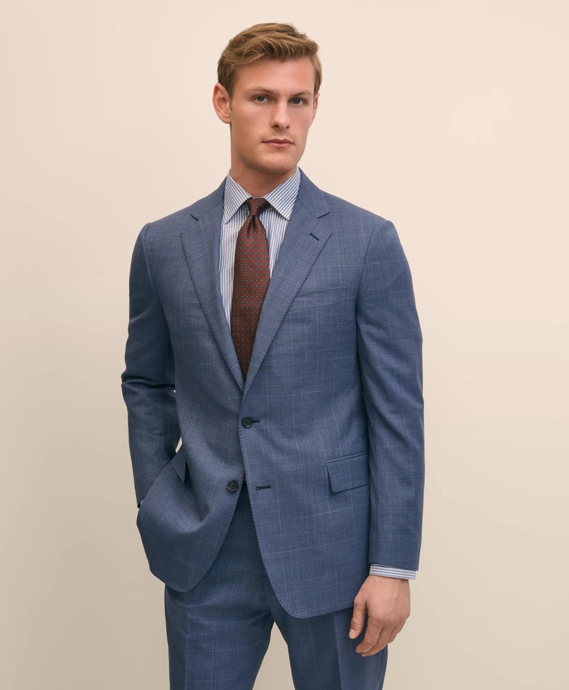 Classic Fit Wool Check 1818 Suit