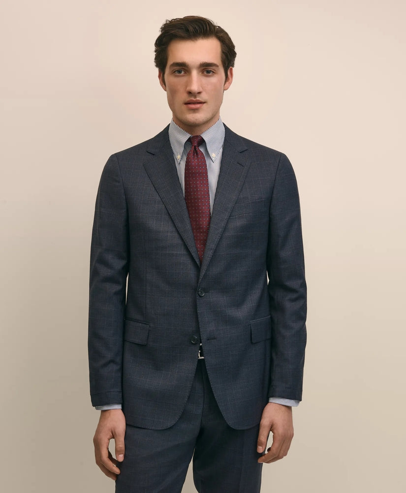 Classic Fit Wool Check 1818 Suit