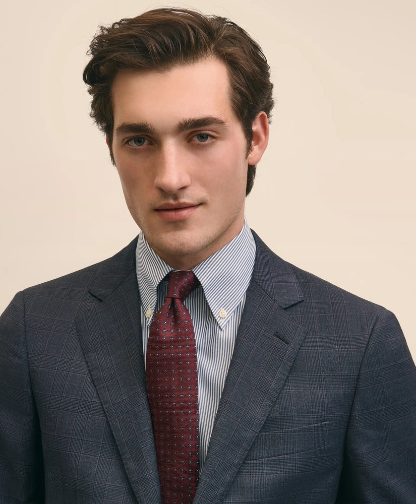 Classic Fit Wool Check 1818 Suit