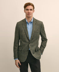 Classic Fit Wool-Cotton Tweed Check 1818 Sport Coat