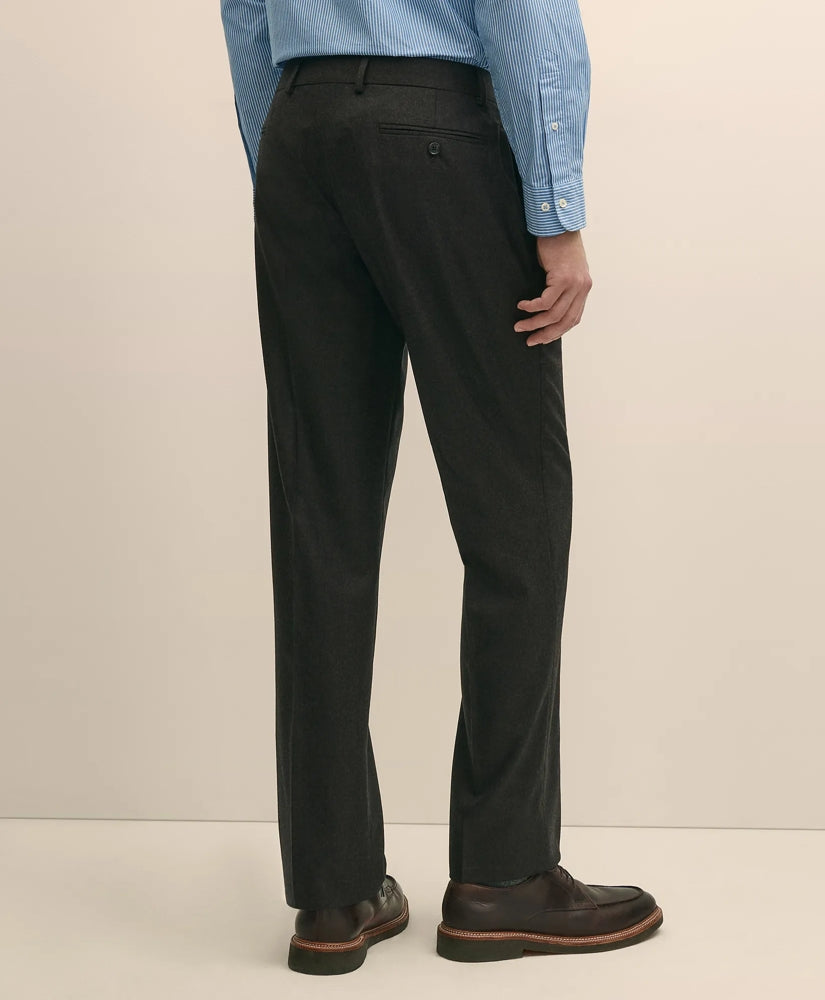 Classic Fit Wool Flannel Dress Pants