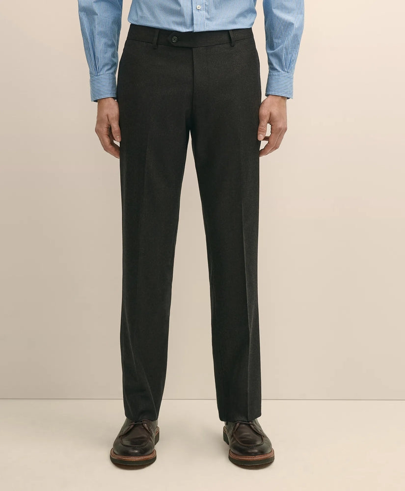 Classic Fit Wool Flannel Dress Pants