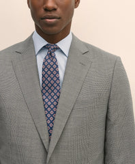 Classic Fit Wool Mini Houndstooth 1818 Suit