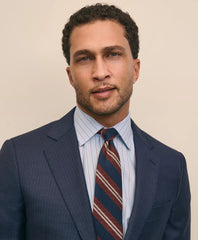 Classic Fit Wool Pinstripe 1818 Suit