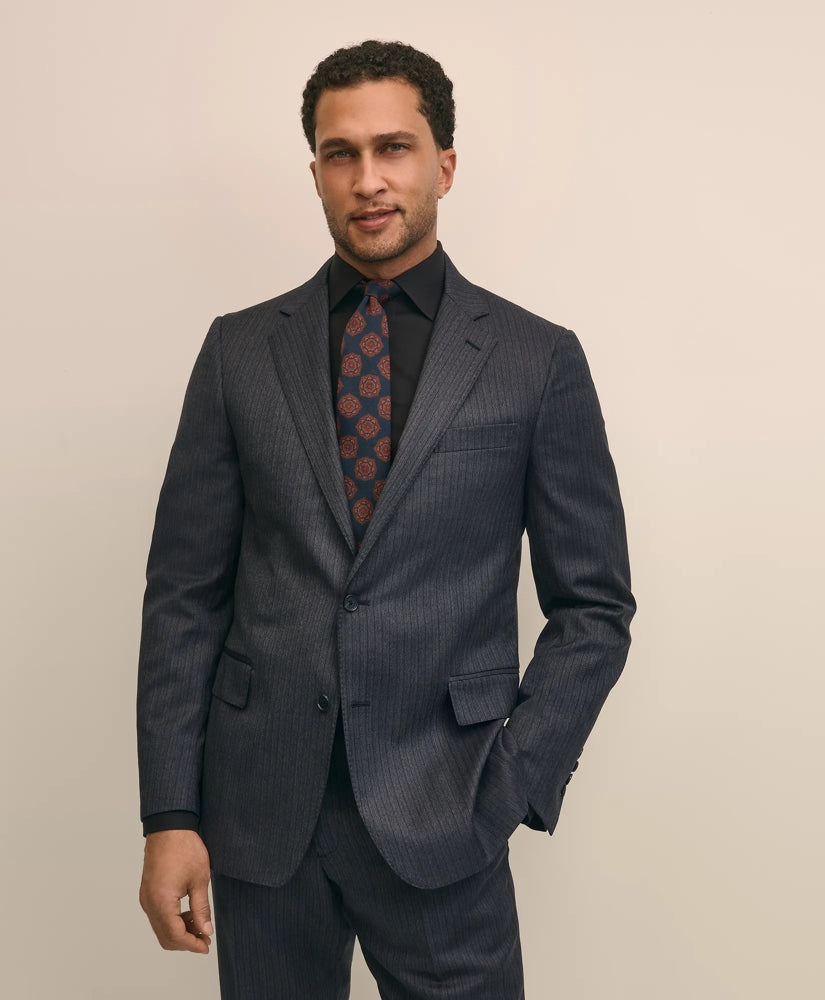 Classic Fit Wool Pinstripe 1818 Suit