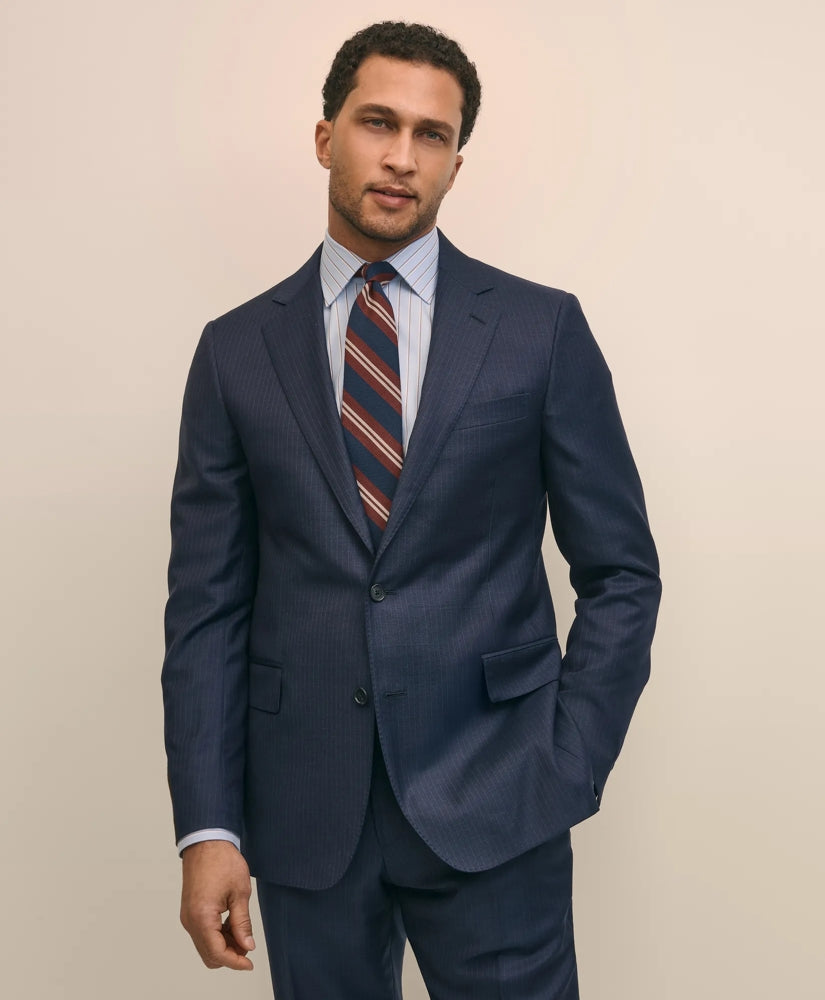 Classic Fit Wool Pinstripe 1818 Suit